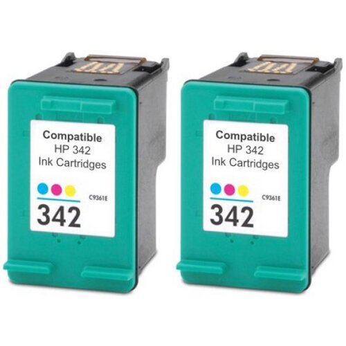 HP Komplet kartu&amp;scaron; za C9361EE nr.342 (barvna), dvojno pakiranje, kompatibilen Slike