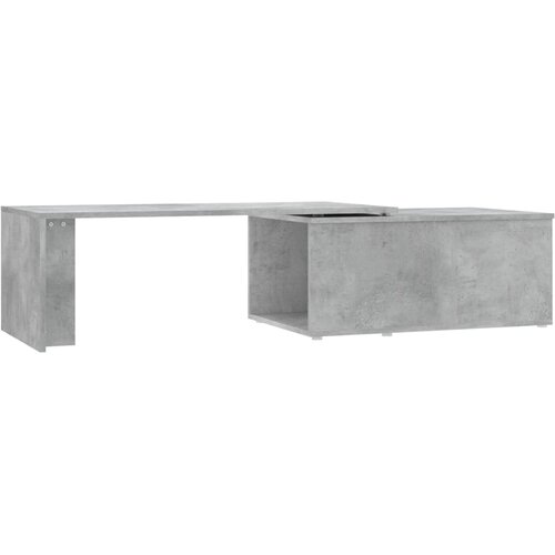  Stolić za kavu siva boja betona 150 x 50 x 35 cm od iverice Slike