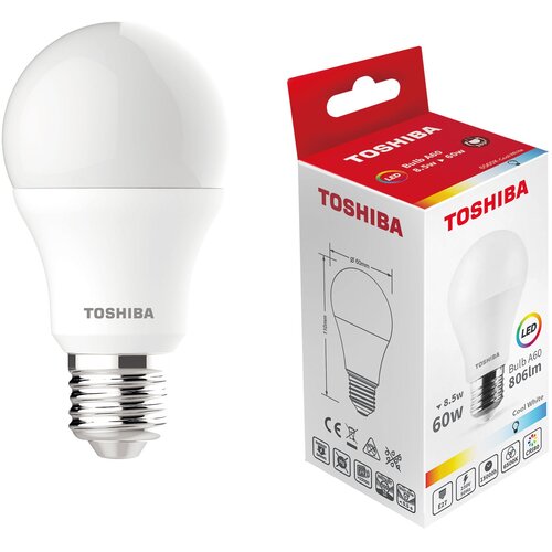  LED E-27 8.5W A60 6500K TOSHIBA Cene
