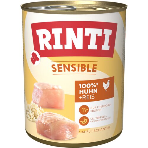 Rinti Varčno pakiranje Sensible 24 x 800 g - Pi&amp;scaron;čanec in riž Slike