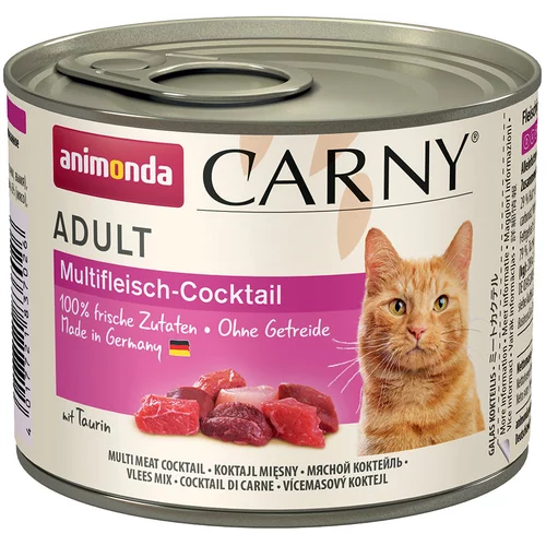 Animonda Carny Adult 6 x 200 g - Večmesni koktajl