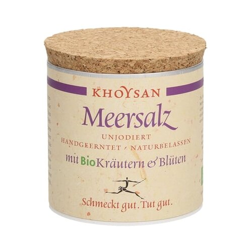 Khoysan Meersalz Morska sol z bio zeli&amp;scaron;či in cvetjem - 200 g Slike