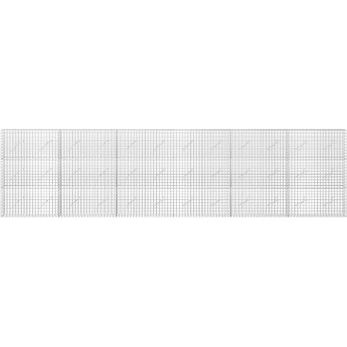 Gabion s 5 mm žicom i mrežom 5x5 cm 600x10x150 cm Slike