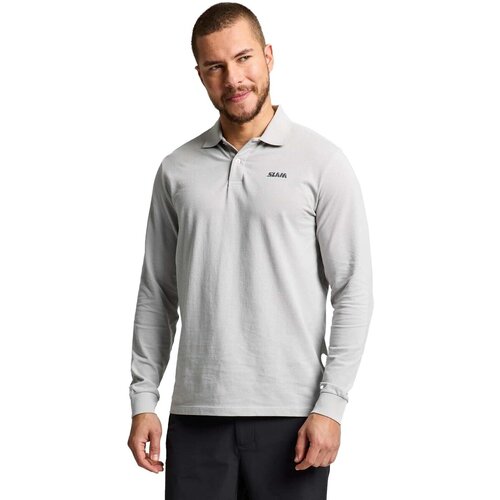 Slam Polo majice dolgi rokavi Deck Ls Siva Slike