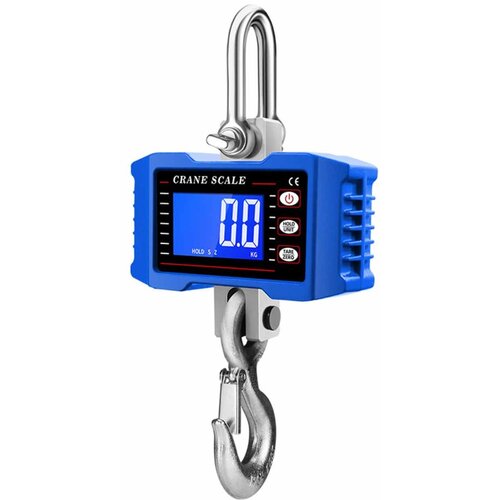 INF 2000kg Digitalna Žerjavna Tehtnica - Težka Viseča Tehtnica z LCD Zaslonom Blue, (5000137269) Slike