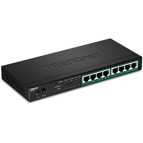  Trendnet TPE-TG84 network switch Unmanaged Gigabit Ethernet (10 /100 /1000) Power over Ethernet (PoE) Black Cene