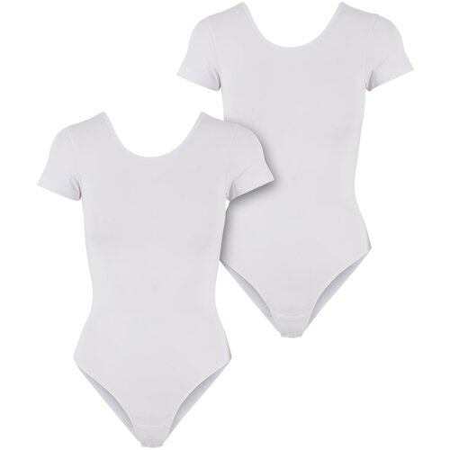 UC Ladies Women&amp;#039;s Organic Stretch Jersey Body - 2-Pack White+White Slike
