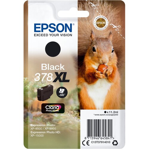 Epson kartuša 378 XL (C13T37914010) (črna), original Cene