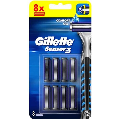 Gillette sensor 3 dopune za brijač, 8 kom Cene