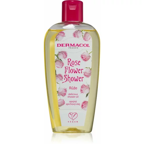 Dermacol Rose Flower Shower olje za prhanje proti suhi koži 200 ml za ženske