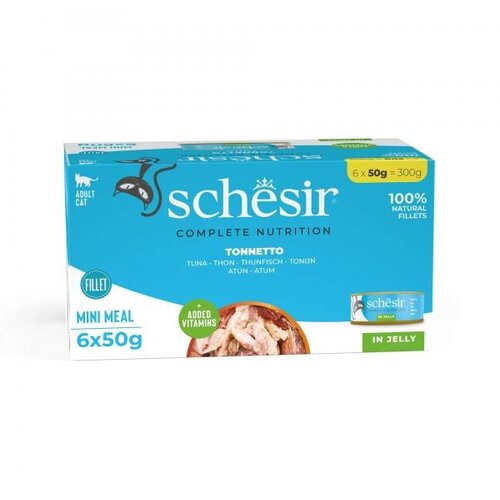 Schesir Complete&Balanced konzerva za mačke Multipack - Tuna u želeu 85g Cene