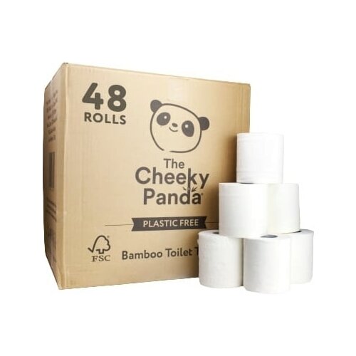 Cheeky Panda Toaletni papir veliko pakiranje - 48 zvitkov x 200 listov Cene