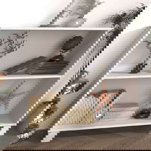  Komoda HAMAR bela 85x35x80 cm trdna borovina, (20654801) Slike