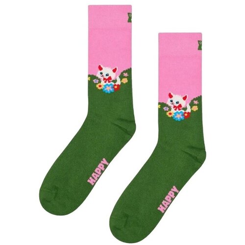 Happy Socks Dokolenke KITTEN AND FLOWERS Večbarvna Cene