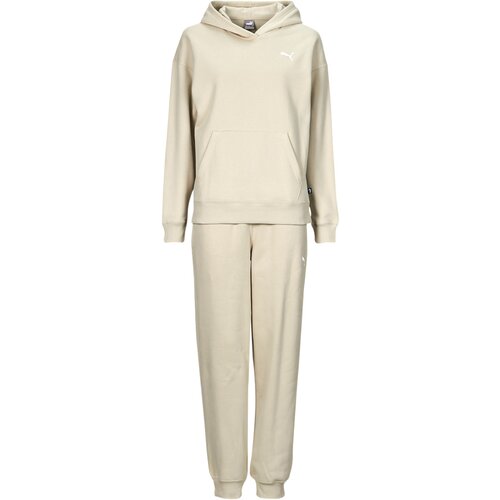 Puma LOUNGWEAR SUIT FL Bež Slike
