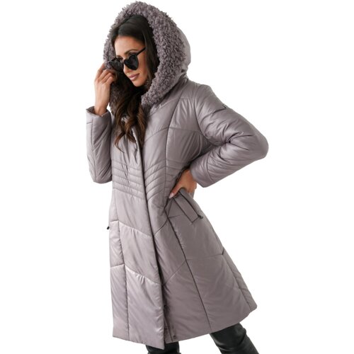 Pri Long elegant quilted insulated women's winter coat MARIA Cene