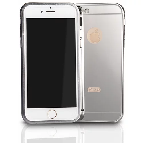 ALU Mirror Bumper za Apple iPhone 6S Plus / iPhone 6 Plus (5.5") - srebrni