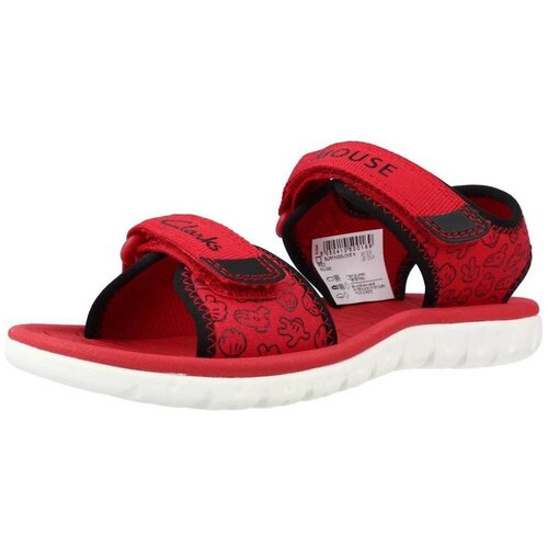 Clarks &amp;Scaron;portni sandali SURFINGGLOVE K Rdeča Slike