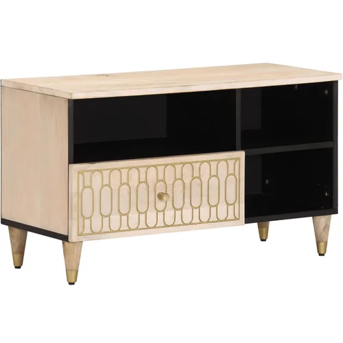  The Living Store TV omarica 80x33x46 cm trden mangov les - TV Omarica, (21555566)