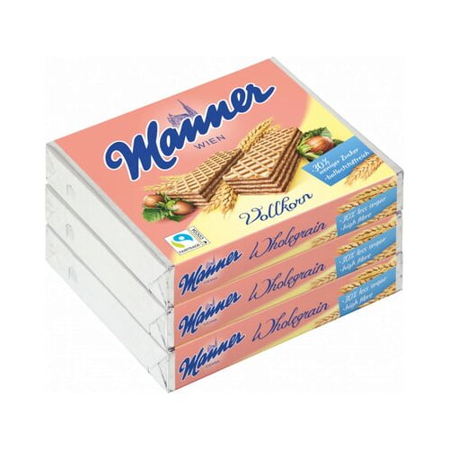 Manner Polnozrnate napolitanke - 225 g - 3 kosi Cene