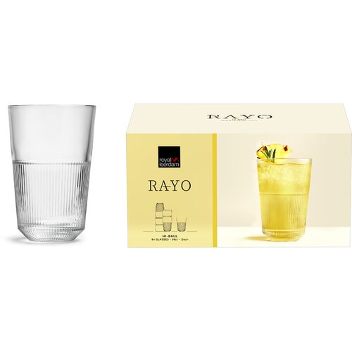 ROYAL LEERDAM RAYO, KOZARCI ZA VODO, 360 ML, 6 KOS, (22153089) Slike