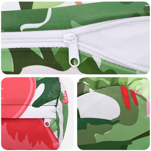  Presvlaka za jastuk 6 pcs HEERLEN Crna &amp;Oslash; 15 x 40 cm Poliester Slike