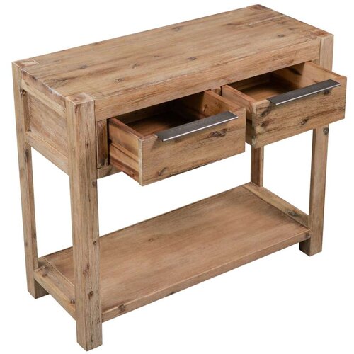  Konzolni stol 82 x 33 x 73 cm od masivnog bagremovog drva Slike