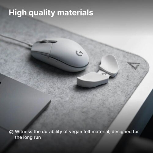 DELTAHUB Podloga za mi&amp;scaron;ko Minimalistic Desk Mat-Svetlo siva (M), 90 &amp;times; 30 cm Slike