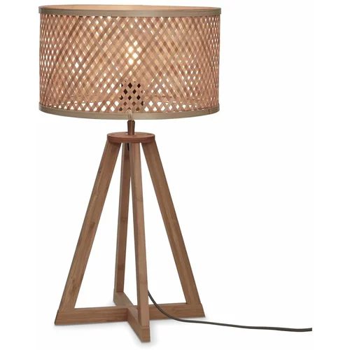Good&Mojo Stolna lampa u prirodnoj boji s bambusovim sjenilom (visina 53 cm) Java –