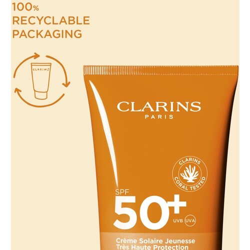 Clarins Sun Body Cream SPF50+ krema za sončenje SPF 50+ 150 ml Slike