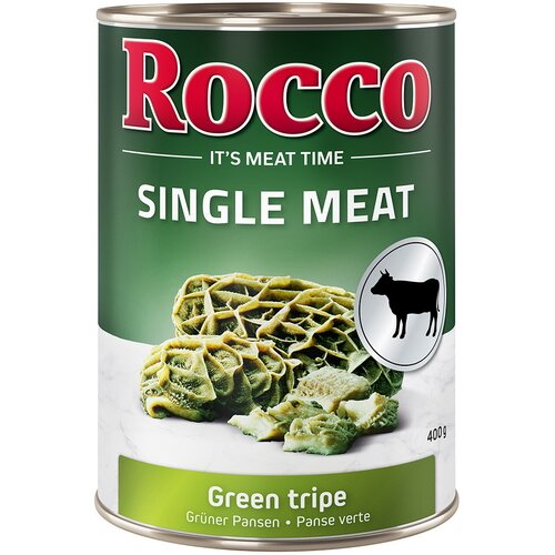 Rocco Ekonomično pakiranje Single Meat 24 x 400 g - Burag Slike