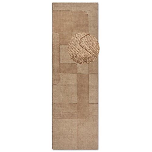 Villeroy & Boch Bež ručno rađena vunenia staza 80x250 cm Charlotte – Cijene