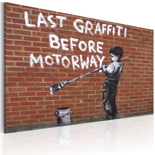  Slika - Last graffiti before motorway (Banksy) 60x40 Slike