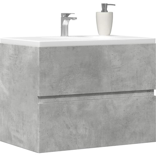vidaXL Kupaonski ormarić boja betona 60x38,5x45 cm konstruirano drvo Cijene