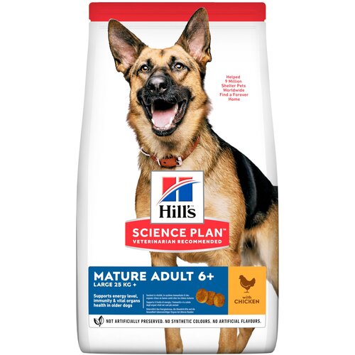 Hill’s Hill's™ Science Plan™ Pas Mature Large Breed Piletina, 14 kg Slike