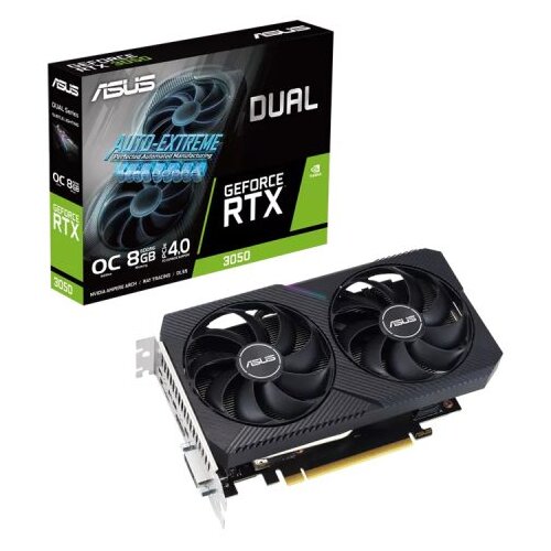  ASUS VGA DUAL-RTX3050-O8G-V2 GeForce RTX 3050 V2 OC Edition 8GB GDDR6, DVI-D, HDMI, DP Cijene