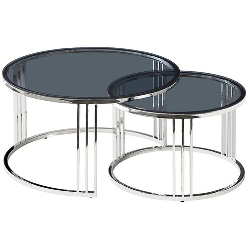 Molarem Home Set stolića VIENNA - staklo Slike