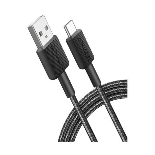 Anker 322 usb-a to usb-c cable 6ft braided black Slike