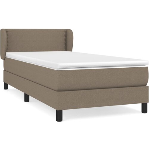 Maison Chic Box spring postelja - Vzmetna postelja z vzmetnico taupe 90x190 cm blago SL13812, (21882938) Slike