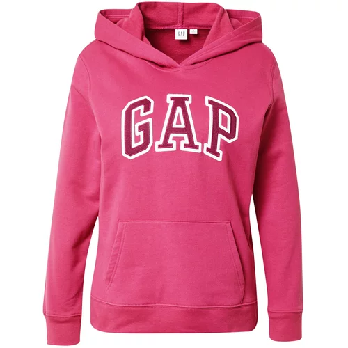 Gap Tall Sweater majica malina / tamno roza / bijela
