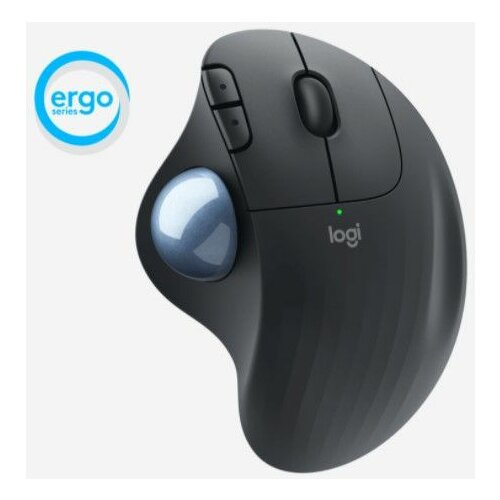 Logitech Ergo M575 Wireless Trackball Mouse, Graphite Slike