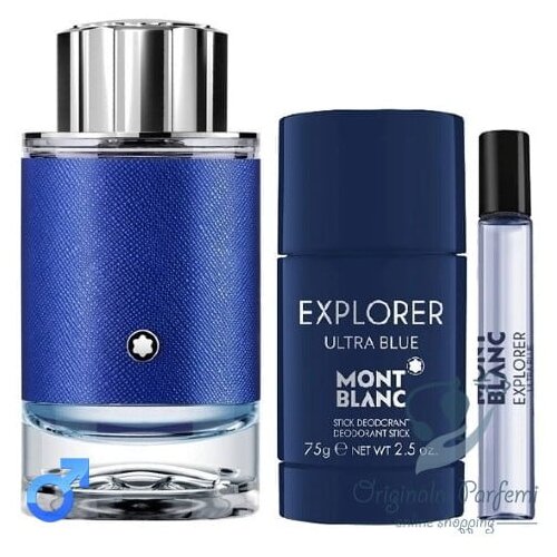 Mont Blanc Explorer Ultra Blue Set Cene