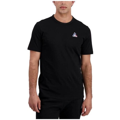 Le Coq Sportif Majice s kratkimi rokavi Ess Tee Ss N Črna Cene