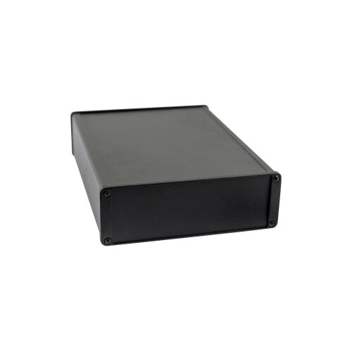 Hammond Electronics 1457T2201BK univerzalno kući&amp;scaron;te 220 x 165 x 55 aluminij crna 1 St. Slike