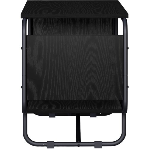  TV stalak 98 x 36 x 45 cm Crni hrast Konstruirano drvo Slike
