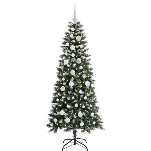 VidaXL Umjetno božićno drvce s stalakom Zelena 66 x 66 x 150 cm Slike