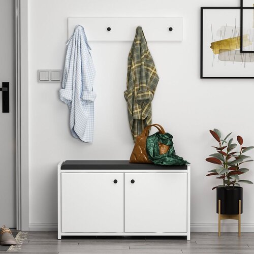 Hanah home Zen stalak za cipele, bijeli Cene
