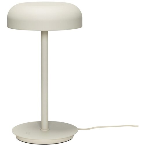 Hübsch Kremno bela LED zatemnitvena namizna svetilka (višina 37 cm) Velo – Cene