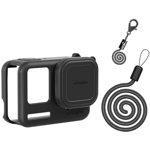INF Silikonski za&scaron;čitni ovitek z za&scaron;čito leče za Insta360 Ace Pro2, črn, (5000291716) Cene
