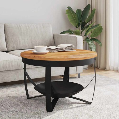  Stolić za kavu &amp;Oslash; 68 x 43 cm od masivnog bagremovog drva Slike